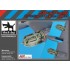 1/48 Lockheed P-38 Lightning F-G Engines for Tamiya kits