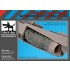 1/48 Sepecat Jaguar Engine Detail Set for Kitty Hawk kits