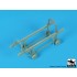 1/48 Dassault Mirage F1Ct/Cr Engine & Trolley for KittyHawk kits