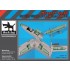 1/48 Dassault Mirage F1 Super Detail Set for KittyHawk kits