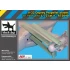 1/72 Bell Boeing V-22 Osprey Propeller Blades for Hasegawa kits