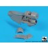 1/72 Northrop Grumman E-2 Hawkeye Engine for Hasegawa kits