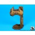 1/35 Destroyed Building Section Diorama Base (Dimensions: 70 x 50mm)
