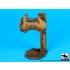 1/35 Destroyed Building Section Diorama Base (Dimensions: 70 x 50mm)