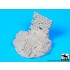 1/35 Ruined Wall Section Diorama Base (Diameter: 60mm)