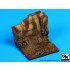 1/35 Destroyed SdKfz 250 Base (70mm x 70mm)