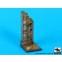 1/35 Stone Wall Diorama Base (Size: 50mm x 50mm)