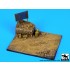 1/72 African Road Section with Sign Diorama Base (Size: 120x90mm)