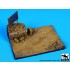 1/72 African Road Section with Sign Diorama Base (Size: 120x90mm)