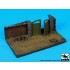 1/72 Wall with Gate Diorama Base (150mm x 90mm)