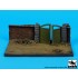 1/72 Wall with Gate Diorama Base (150mm x 90mm)