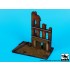 1/72 Ruined Factory with Railroad Base (Base Size: 150mm x 90mm)