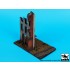 1/72 Ruined Factory with Railroad Base (Base Size: 150mm x 90mm)