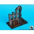 1/72 Ruined Factory with Railroad Base (Base Size: 150mm x 90mm)