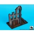 1/72 Ruined Factory with Railroad Base (Base Size: 150mm x 90mm)