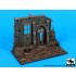 1/72 Street with House Ruin Base Vol.3 (150 x 90mm)