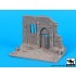 1/72 Street with House Ruin Base Vol.3 (150 x 90mm)