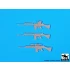 1/35 Combat Rifle FN-FAL + Backpacks in Falkland War