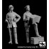 1/35 WWI German Soldier with Accordion & Officer (2 figures)