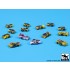 1/700 Carrier Deck Tractors Accessories set (14 Tractors)