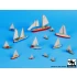 1/700 Sailing Boats Set