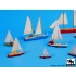 1/700 Sailing Boats Set