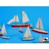 1/700 Sailing Boats Set
