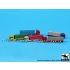 1/700 Trucks & Trailers with Staff Set