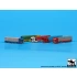1/700 Trucks & Trailers with Staff Set