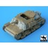 1/35 Italian SPG Semovente M40-75/18 Accessories Set for Tamiya kit