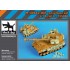 1/35 M109A2 IDF Paladin Conversion & Baggage Loadup set for Kinetic kit
