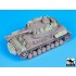 1/35 PzKpfw (Panzerkampfwagen) IV Ausf.J Accessories set for Dragon kit