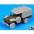 1/35 US Dodge Truck Accessories Set (Canvas/Wheels/Stowage) for AFV Club kit