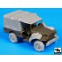 1/35 US Dodge Truck Accessories Set (Canvas/Wheels/Stowage) for AFV Club kit