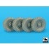 1/35 M1117 Guardian Wheels Set (4 Wheels)