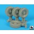 1/35 M1117 Guardian Wheels Set (4 Wheels)