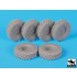 1/35 Australian Land Rover Wheels Set (6 Wheels)