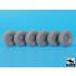 1/35 Australian Land Rover Wheels Set (6 Wheels)