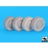 1/35 Fennek Armoured Reconnaissance Vehicle Wheels Set