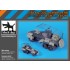 1/35 SdKfz 232 Accessories Set for Italeri kits