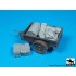 1/35 US Trailer 10-CWT Accessories Set for Bronco kit #CB35106