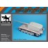 1/35 German 12.8cm Sturer Emil Canvas for Trumpeter kit