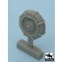 1/48 M8/M20 Snowchained Wheels Set for Tamiya kits