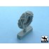 1/48 German Steyr Type 1500A/01 Snowchained Wheels Set for Tamiya kits