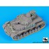 1/72 PzKpfw.IV F1 Accessories Set for Dragon kit