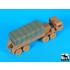 1/72 M 977 Cargo Truck Canvas Cover (resin) for Academy kits