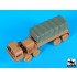 1/72 M 977 Cargo Truck Canvas Cover (resin) for Academy kits