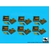 1/72 Soviet Ammo Boxes w/76mm Ammunition