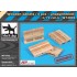 1/72 Wooden Pallets (4pcs, unassembled)