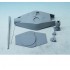 1/35 10.5cm Henschel Turret Prototype Conversion Set for Kingtiger/E75 kits